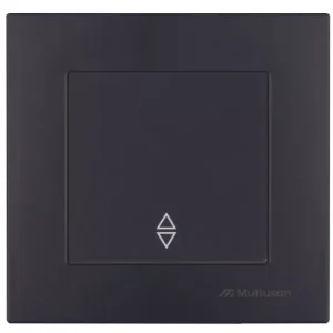 Intrerupator Negru Cap Scara montaj incastrat Rita Mutlusan