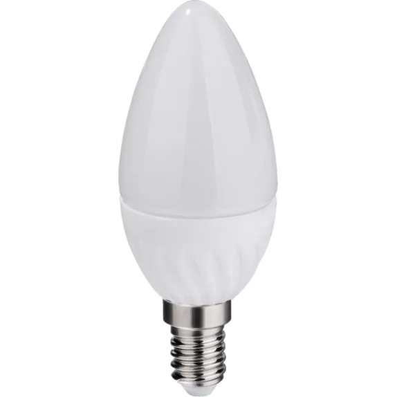 Bec Led Lumanare E14, model C35, 3W=27W, 2700K, lumina calda